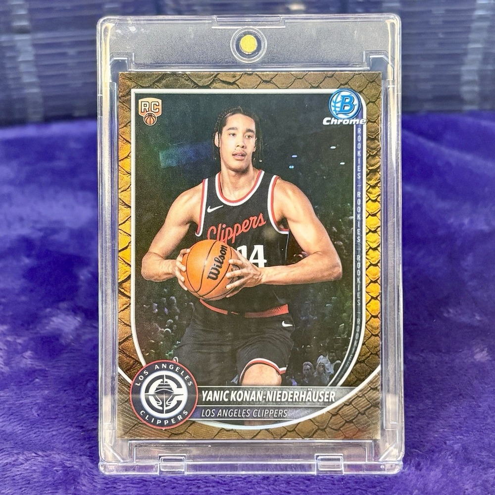 2025-26 Topps Bowman - Yanic Konan-Niederhauser #BCV-30 Reptilian Refractor (RC)